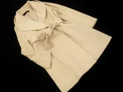 UNITED ARROWS ユナイテッドアローズ アンゴラ混 チェスター コート size40/アイボリー ◇■ レディースのサムネイル