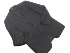 D'URBAN ダーバン ウール100% ストライプ テーラード ジャケット size69/濃紺 ◇■ メンズのサムネイル