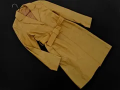 ef-de エフデ カウレザー ウエストリボン コート size9/ベージュ ◇■ レディースのサムネイル