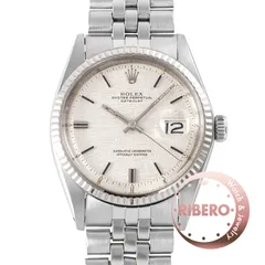 ROLEX ロレックス デイトジャスト 1601 1970年製 シルバーリネン モザイク SS/WG【中古】のサムネイル