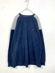 NAUTICA ノーティカ フリース プルオーバー sizeL/紺 ■■メンズのサムネイル