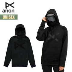 アノン MFI パーカー 25-26 anon MFI プルオーバー フーディー W26JP-222071 MFI Pullover Hoodie ネックウォーマー付 フェイスマスク スノーボードウェア MFIゴーグル対応 メンズ レディース フリースのサムネイル