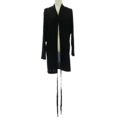 Yohji Yamamoto ヨウジヤマモト ファム 06SS アーカイブ FR-T09-059 コットン ロング カーディガン ブラック系 2【中古】のサムネイル