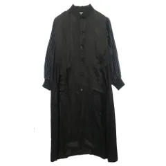 COMME des GARCONS コムデギャルソン IH-C001 GOOD DESIGN SHOP キュプラ ロゴ スタッフ コート ブラック系 ネイビー系 S【中古】のサムネイル
