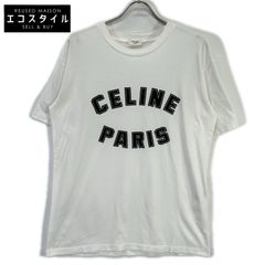 美品・近年モデル】 CELINE フロッキープリント アーチロゴ 芸能人着用