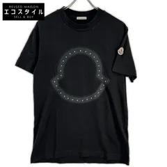 MONCLER　モンクレール　21年 ブラック スタッズ Tシャツ　XSのサムネイル