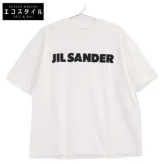 JILSANDER　ジルサンダー　JSMS707045MS24870811 ホワイト コットンジャージー ロゴプリント ショートスリーブ　Sのサムネイル