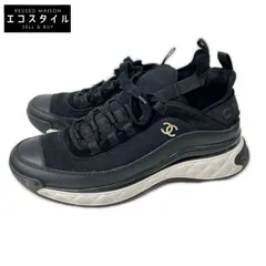 CHANEL　シャネル　G35618 ココマーク ミックスファイバー ローカット スニーカー　43のサムネイル