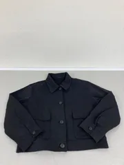 送料無料★UNIQLO ユニクロ★ストレッチジャケット　上着　黒　ジャケット★Mサイズ★ブラック　#80720sajのサムネイル