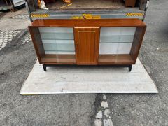 美品】 MOSAIC ウォールナット 天然木 ウッドキャビネット サイド