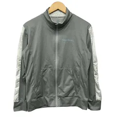 DESCENTE(デサント) ジャージ サイズL レディース - グレー×白 長袖/ジップアップのサムネイル