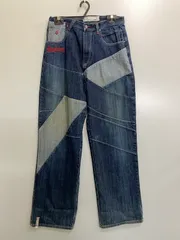 【中古品】 ROCA WEAR ロカウェア PATCH WORK DESIGN DENIM PANT パッチワーク デザイン デニム パンツ メンズ ボトムス ジーンズ ジーパン 【157-260720-em-23-min】のサムネイル