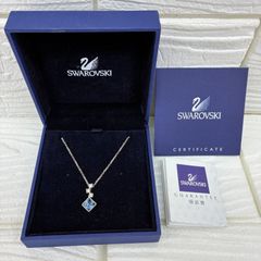 SWAROVSKI Una ネックレス クローバー ブルー 5642927 - メルカリ