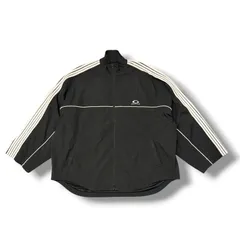 国内正規 BALENCIAGA 25SS LARGE TRACKSUIT JACKET ラージトラックスーツジャケット ブルゾン バレンシアガ 831361 ブラック 46 （19929M）のサムネイル
