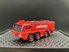 トミカ No.13 モリタ 空港用化学消防車 MAF-125A 赤箱 ロゴ白字 中国製 タカラトミーのサムネイル