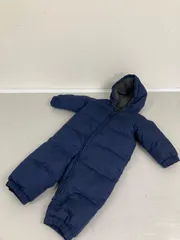 送料無料★baby gap ベビーギャップ★裏起毛 ジャンプスーツ スノーウェア スキーウェア★男の子 ベビー キッズ 80CM 12-18MOUTHS ネイビー #80720saiのサムネイル