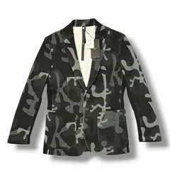 参考上代52800円 未使用 wjk DEORON JACKET デオロン テーラードジャケット ダブルジェイケイ 2966 cf61q グレーカモ系 M （19587M）のサムネイル