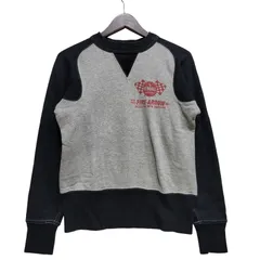 【中古品】 CUSHMAN クッシュマン FREEDOM SLEEVE 2-TONE PRINT SWEAT フリーダム スリーブ 2トーン プリント スウェット 【145-260720-as-03-izu】のサムネイル