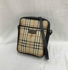 BURBERRY ショルダーバッグdrip swag ノヴァチェック レザー - メルカリ