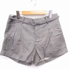 ジャーナルスタンダードレサージュ journal standard L'essage パンツ ショート ロールアップ ベルト コットン 綿 36 グレー /FT4のサムネイル