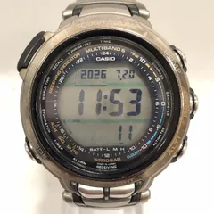 ★ CASIO カシオ G-SHOCK PROTREK プロトレック マナスル PRX-2000T デジタル タフソーラー メンズ  稼働品 中古 ★008469のサムネイル