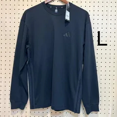 アルペン・スポーツデポ限定 adidas デニムルック ツイル スリーストライプス 長袖Tシャツ  L（KU7447-CV527 ）のサムネイル