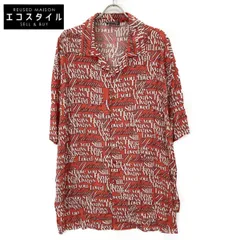 BALENCIAGA　バレンシアガ　571440 レッド 18SS Love Short Sleeves Shirt　36のサムネイル