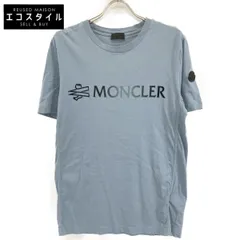 MONCLER　モンクレール　ライトブルー 22年 ロゴ 半袖Tシャツ　Ⅿのサムネイル