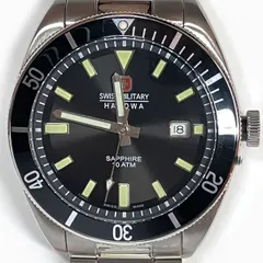 SWISS MILITARY HANOWA 腕時計 ダイバーズ ウォッチ デイト ※中古 【津山店】のサムネイル