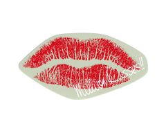 American-style kiss mark sticker, funny, stylish, cool, cute, sexy, for motorcycles, cars, helmets, smartphones, laptops, suitcases, camping, outdoor activities, skateboards, car stickers, American goods, Million Kisses, Size S