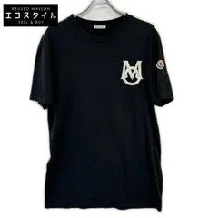 MONCLER　モンクレール　23SS ブラック ロゴワッペン 半袖Tシャツ　Lのサムネイル