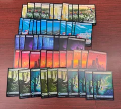 MTG マーベル 基本土地 フルアート版 foil 平地 島 沼 山 森 大量 2026年最新】山、島、沼、平地、森の人気アイテム - メルカリ
