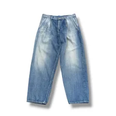 GRAPHPAPER Selvage Denim Two Tuck Tapered Pants 3サイズ インディゴのサムネイル