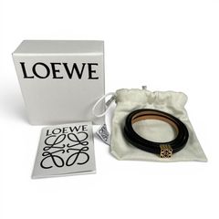 LOEWE スラップ ブレスレット ブラック - メルカリ