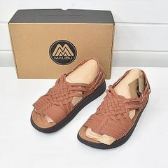 【新品箱付き】MAPACHE ワラチサンダル ブラウン 40 新品箱付き】MAPACHE ワラチサンダル ブラウン 40 - メルカリ