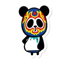 Panda Sticker - Funny, Stylish, Cool, Cute, for Motorcycles, Cars, Smartphones, Laptops, Suitcases, Camping, Outdoors, Skateboards, Car Stickers, American Goods, Masked Panda