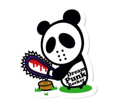 Panda Sticker - Funny, Stylish, Cool, Cute, for Motorcycles, Cars, Smartphones, Laptops, Suitcases, Camping, Outdoors, Skateboards, Car Stickers, American Goods, Jason Panda