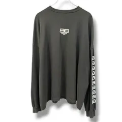 BALENCIAGA 22AW BBロゴ長袖Tシャツ 3サイズ ブラックのサムネイル