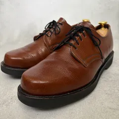 チペワ Chippewa オックスフォード ポストマンシューズ 革靴 ワークブーツ メンズ シボ革 ブラウン US7D 中古のサムネイル
