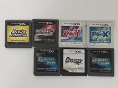 任天堂 ニンテンドー 3DS DS ポケットモンスター ポケモン パール ダイヤモンド ホワイト X Y ポケモン+ノブナガの野望 7点セット ソフトのみ 動作確認済み 中古 [MB-7847]のサムネイル