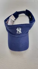 MLB NEW YORK YANKEES ロゴ サンバイザー 帽子 ネイビー 子供用のサムネイル