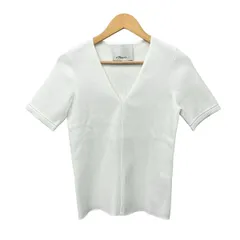 3.1 Phillip lim(スリーワンフィリップリム) 半袖カットソー サイズL レディース美品  - 白 Vネックのサムネイル