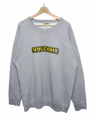 90s USA製 VOLCOM ボルコム ロゴ スウェット トレーナー L グレーのサムネイル