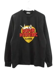 ヒステリックグラマー HYSTERIC GLAMOUR SUPER HYSTERIC 長袖 Tシャツ M ブラック 黒 トップスのサムネイル