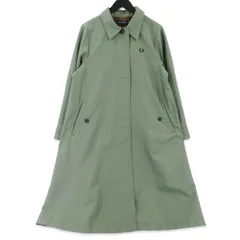 FRED PERRY × Ray BEAMS フレッドペリー オーバーコート FZ6352 レディース 別注 ステンカラーコート コットン オリーブ 36  99001409のサムネイル