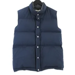 CRESCENT DOWN WORKS クレセントダウンワークス ダウンベスト 60/40 MADE IN USA ITALIAN VEST イタリアンベスト ブルー M  99001398のサムネイル
