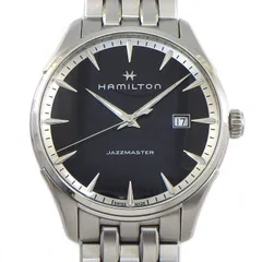 ハミルトン Hamilton 腕時計 ジャズマスター ジェント H324510/H32451131 デイト ブラック文字盤 SS クオーツアナログ 【中古】のサムネイル