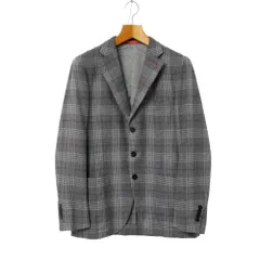 ■美品■ISAIA × UNITED ARROWS イザイア × ユナイテッドアローズ SAILOR （631ST） テーラードジャケット サイズ48 別注 チェック ブレザー シングルジャケット イタリア製 ブランド古着【中古】20260720/RB0162のサムネイル