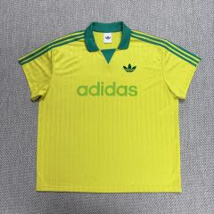 90s 00s アディダス 半袖 ゲームシャツ 黄 金 M メンズ tシャツ - メルカリ