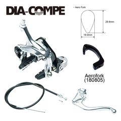 801製作所 フロントブレーキ台座 DIA-COMPE BRS101 NJS - メルカリ